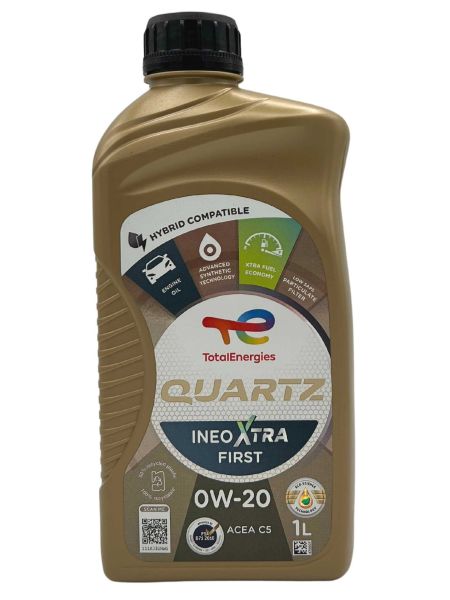 Total Quartz Ineo Xtra First 0W-20 PSA B71 2010 Fiat ACEA C5 20 Liter BAG-IN Box