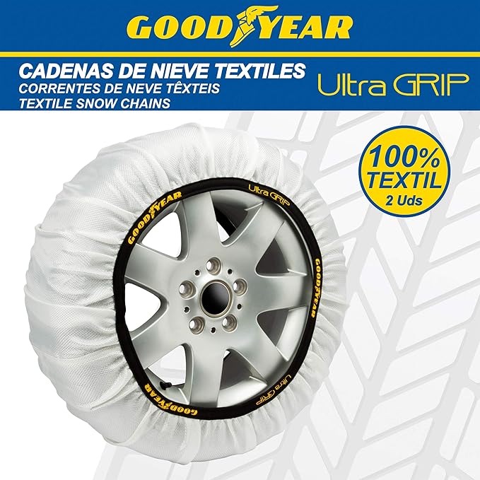 Lavavetri Goodyear 2 In 1: Raschietto Con Lama In Gomma E Spugna A Rete, Antigraffio, Per Finestre E Parabrezza