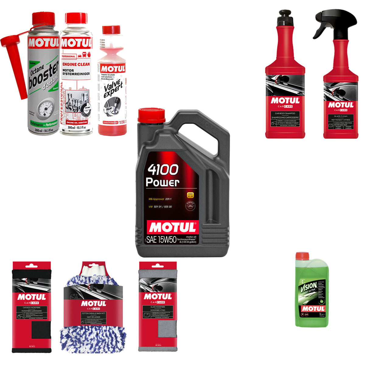 pacchetto MOTUL auto classica sportiva - olio additivi manutenzione