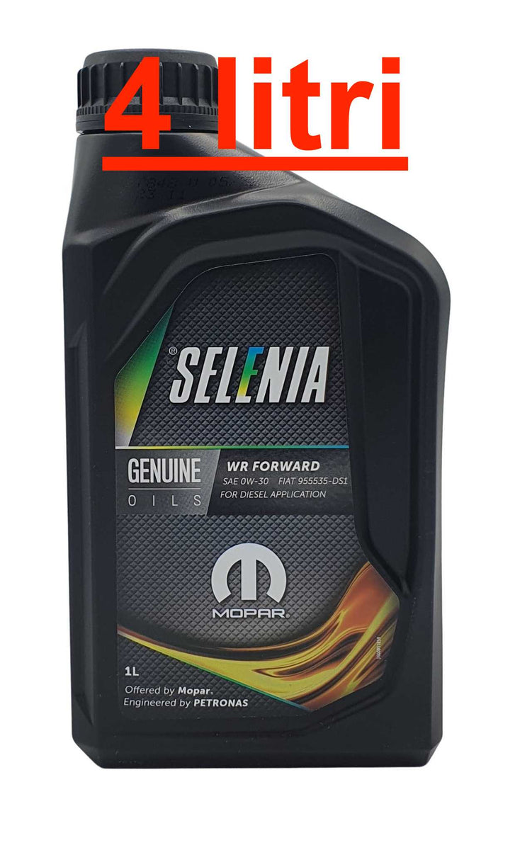 Olio Motore Selenia WR Forward 0W30 1 Litro – Sintetico Per Fiat – Nuovo