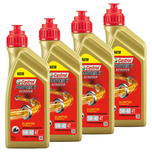 Castrol Power 1 Scooter 4T 5W40 - 4 litri