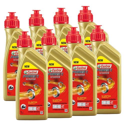 Castrol Power 1 Scooter 4T 5W40 - 8 litri