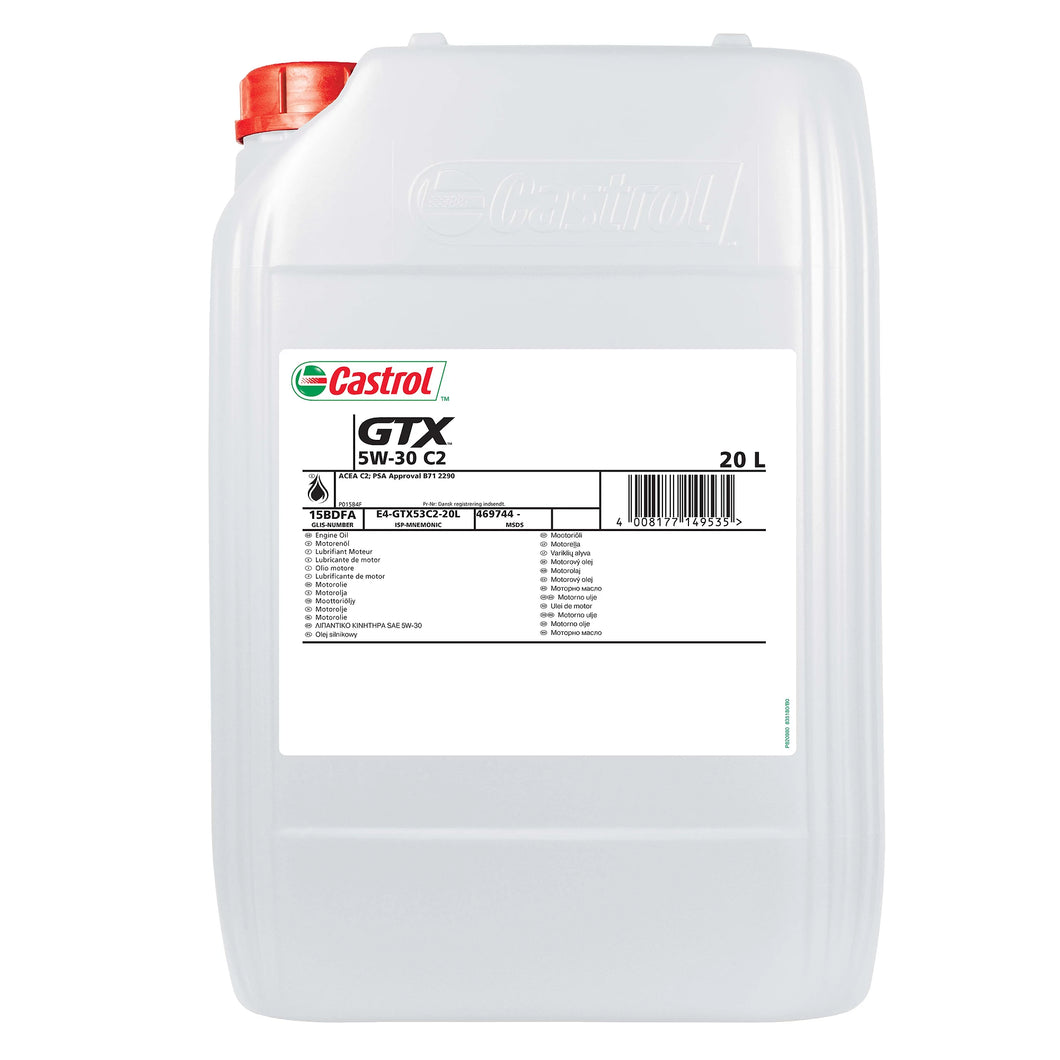 Castrol GTX 5W30 C2 - tanica 20 litri