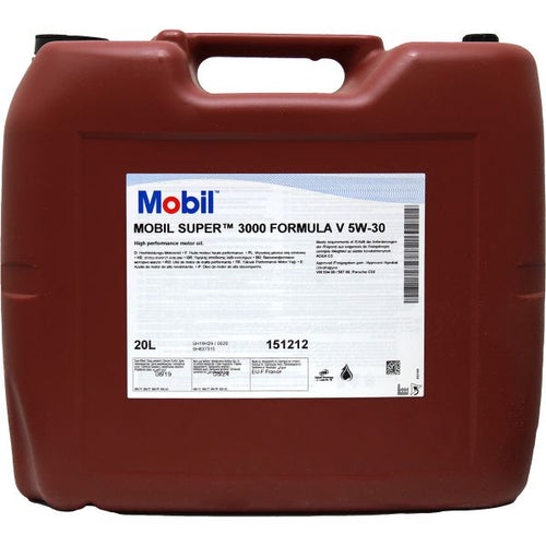 Mobil Super 3000 Formula V 5W30 - 20 litri