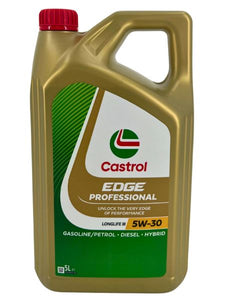 Castrol EDGE professional 5W30 LL III - 5 litri – WELUBE
