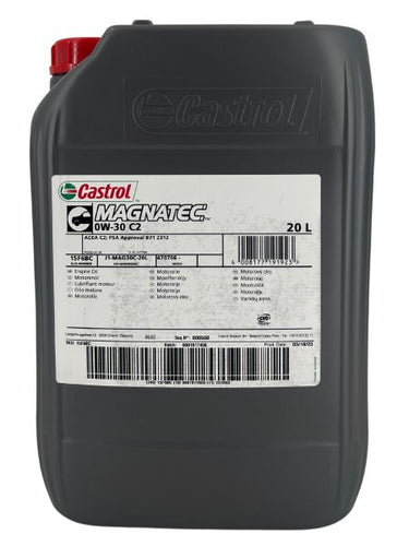 Castrol Magnatec 0W30 C2 Peugeot PSA B71 2312 - 20 litri