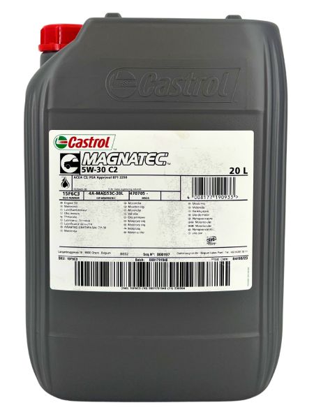 Castrol Magnatec 5W30 C2 Peugeot PSA - 20 litri