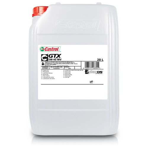 Castrol GTX 5W40 MV - tanica 20 litri
