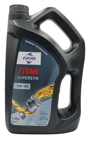 FUCHS TITAN SUPERSYN 5W40 - 5 litri