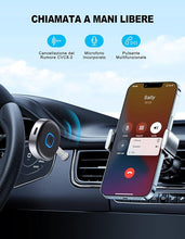 Mohard Ricevitore Bluetooth 5.3, Mini Aux Bluetooth Auto per Stereo/Cuffie Cablate/Altoparlante, Adattatore Bluetooth Auto Jack 3.5 mm, Chiamate in Vivavoce, 16 Ore di Riproduzione, Connessione Doppia