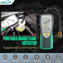 BELEY Tester Diagnostico per Liquido Freni, Olio e Acqua con Sonda ad Alta Precisione per Auto DOT3 DOT4 DOT5