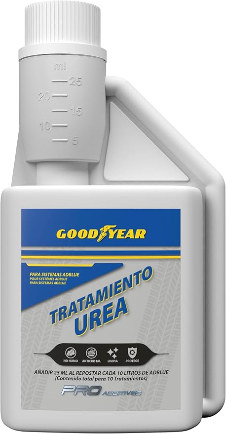 Goodyear Trattamento Anticristallizzante dell'Urea per Sistemi AdBlue con Dosatore PRO Additives. Additivo per AdBlue 250 ml.