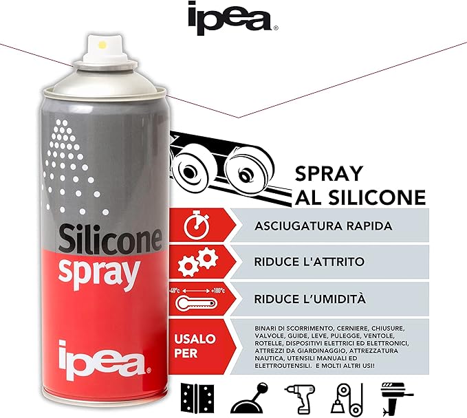 2x Silicone Spray Premium 400ml Altri Articoli Da Officina - Foto 10
