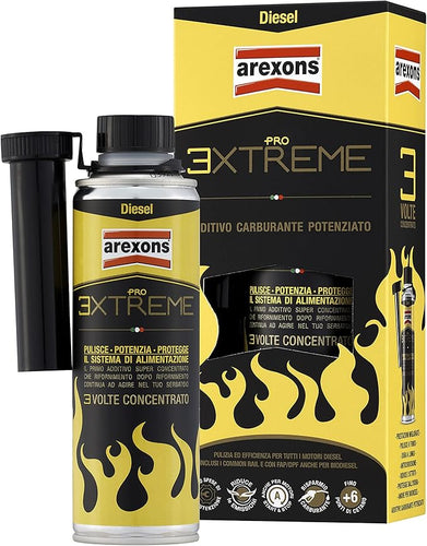 AREXONS Additivo PRO Extreme Diesel, 325 ml, Adatto per Tutti Motori Gasolio, 3 Volte più Concentrato, Protegge dalla Corrosione, Mantiene Motore Pulito, Migliora Le Prestazioni del Motore Diesel