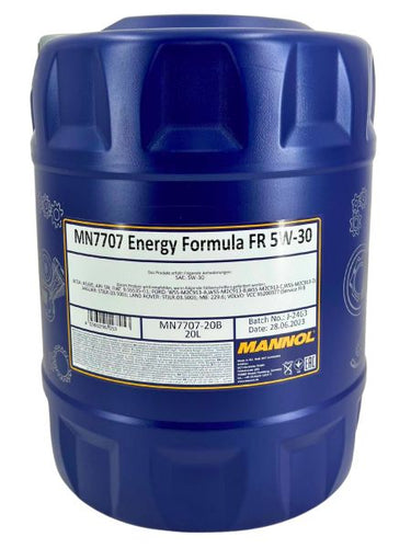 MANNOL Energy Formula FR 5W30  Ford Volvo - 20 litri