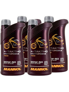 MANNOL 4T HD 20W50 - 4 litri