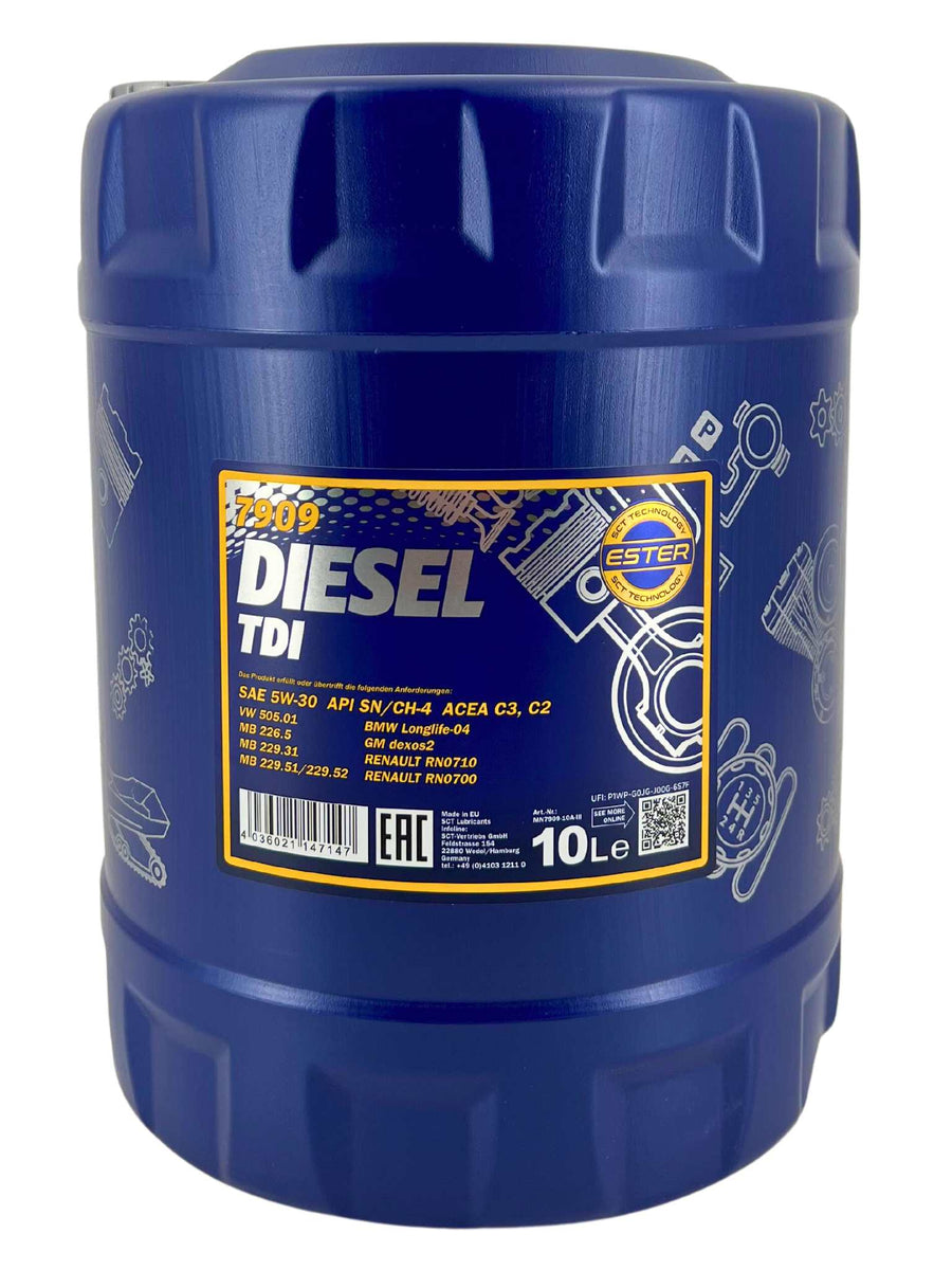 MANN-FILTER INSPECCIÓN SET Mannol 5L Diesel Tdi 5W-30 Para Opel Vectra