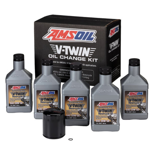 KIT cambio olio AMSOIL V-Twin + filtro