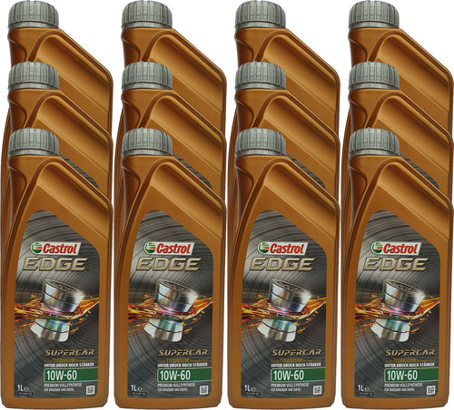 Castrol EDGE supercar 10W60 - cartone 12 litri