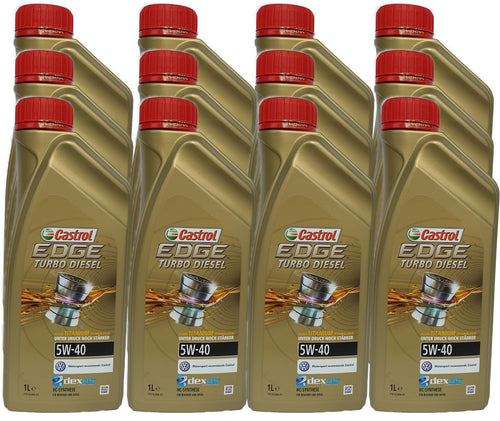 Castrol EDGE turbo diesel 5W40 - cartone 12 litri