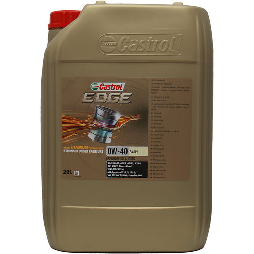 Castrol EDGE 0W40 A3/B4 - 20 litri