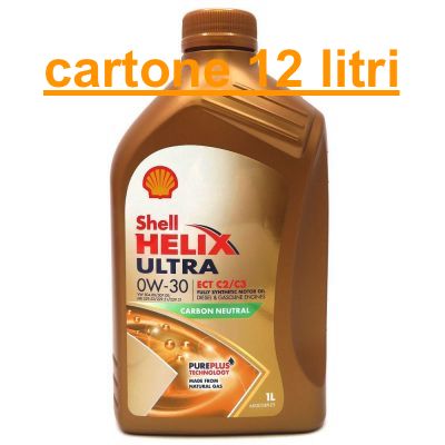 Shell 0W30 Helix Ultra ECT C2 C3 - cartone 12 litri