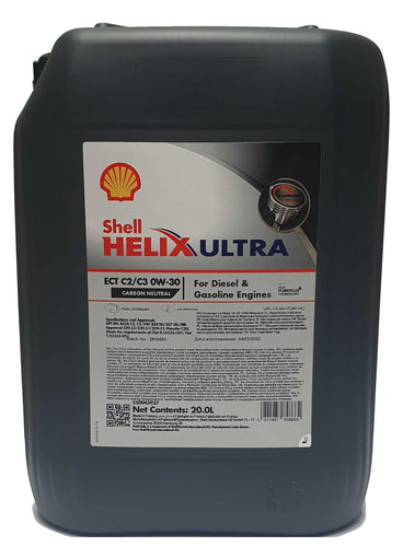 Shell 0W30 Helix Ultra ECT C2 C3 - 20 litri