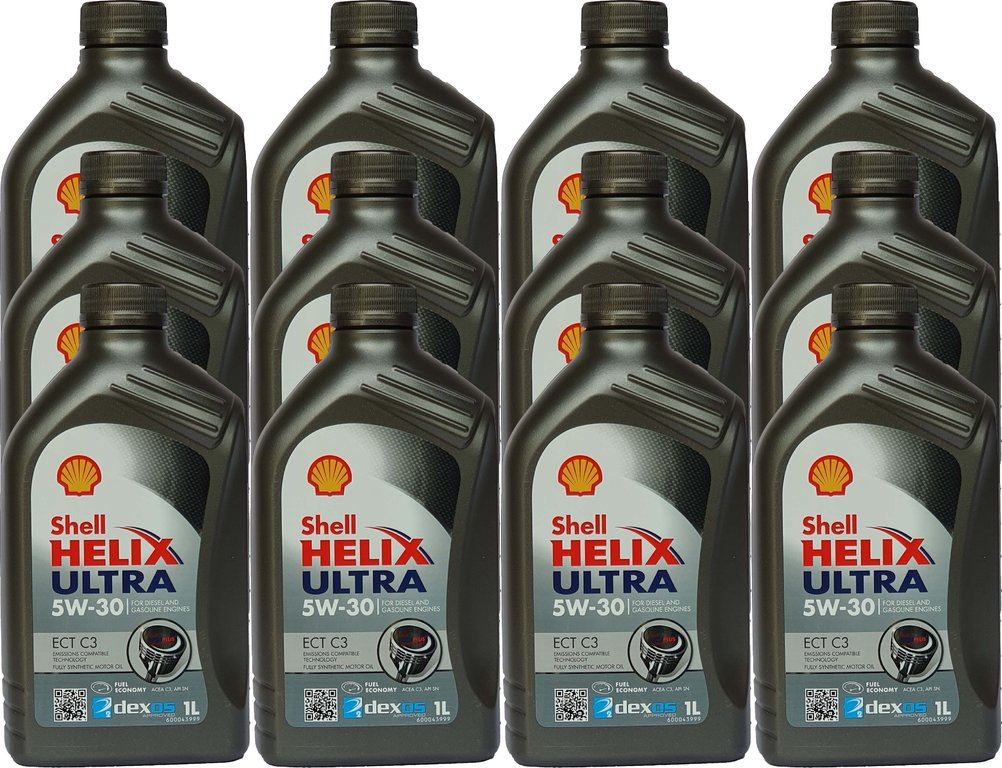 Shell 5W30 Helix Ultra ECT C3 - cartone 12 litri – WELUBE