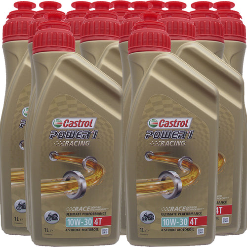 Castrol Power 1 Racing 4T 10W30 - cartone 12 litri