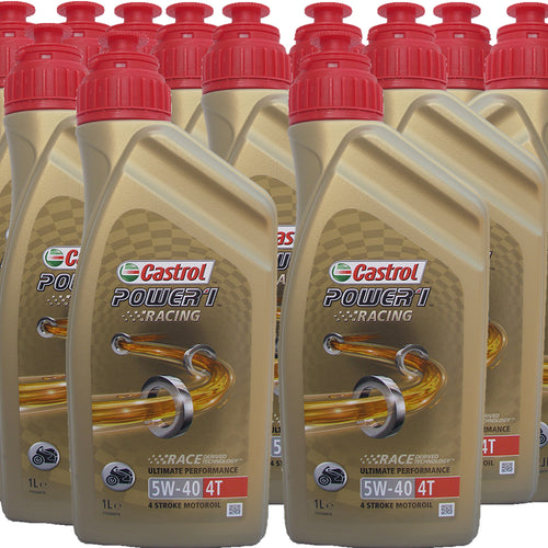 Castrol POWER 1 Racing 4T 5W40 - cartone 12 litri
