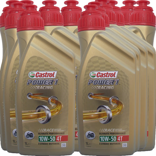 Castrol Power 1 racing 4T 10W50 - cartone 12 litri