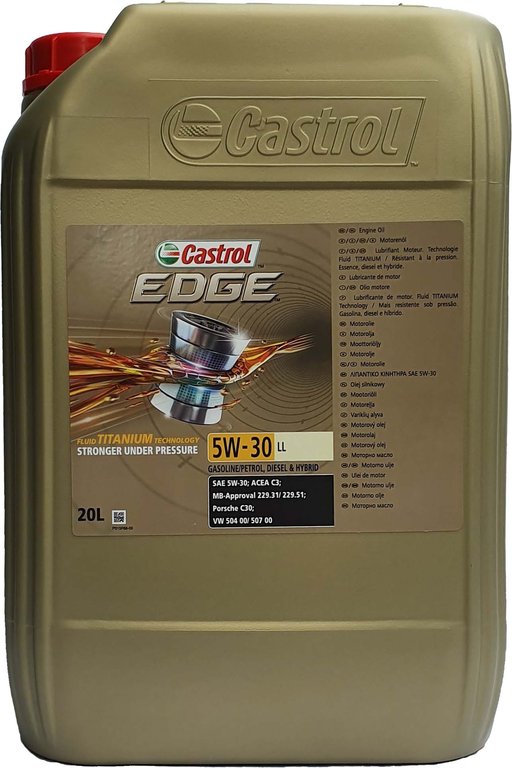 Castrol EDGE 5W30 LL TITANIUM FST - 20 litri – WELUBE