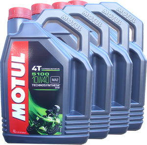 Motul 5100 10W40 4T MA2 - cartone 4x4 litri