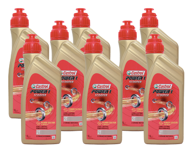 Castrol Power 1 Scooter 2T - 8 litri