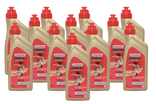 Castrol Power 1 Scooter 2T - cartone 12 litri