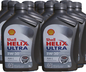 Shell Helix ultra professional AM-L 5W30 - cartone 12 litri – WELUBE