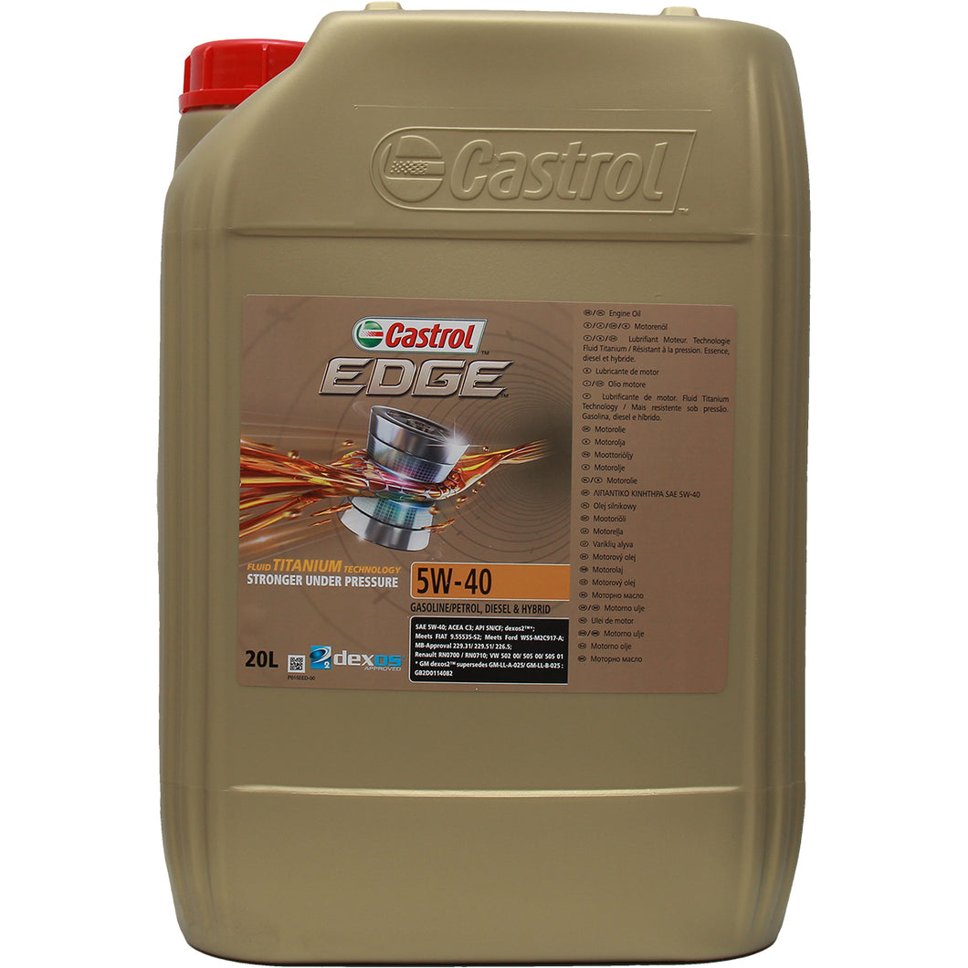 Castrol EDGE 5W40 - 20 litri