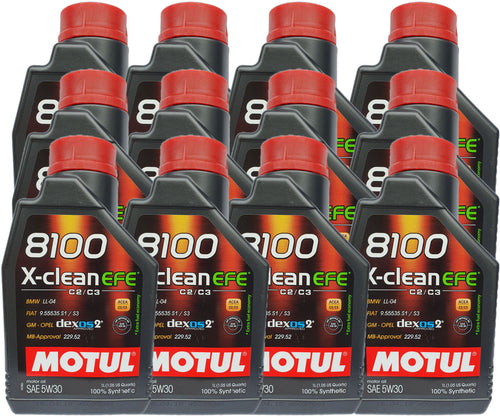 Motul 5W30 8100 X-Clean EFE - cartone 12 litri