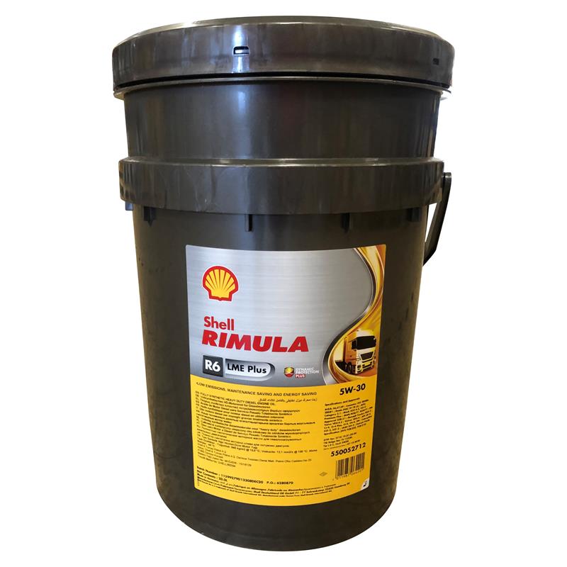 Shell Rimula R6 LME plus 5W30 - 20 litri – WELUBE