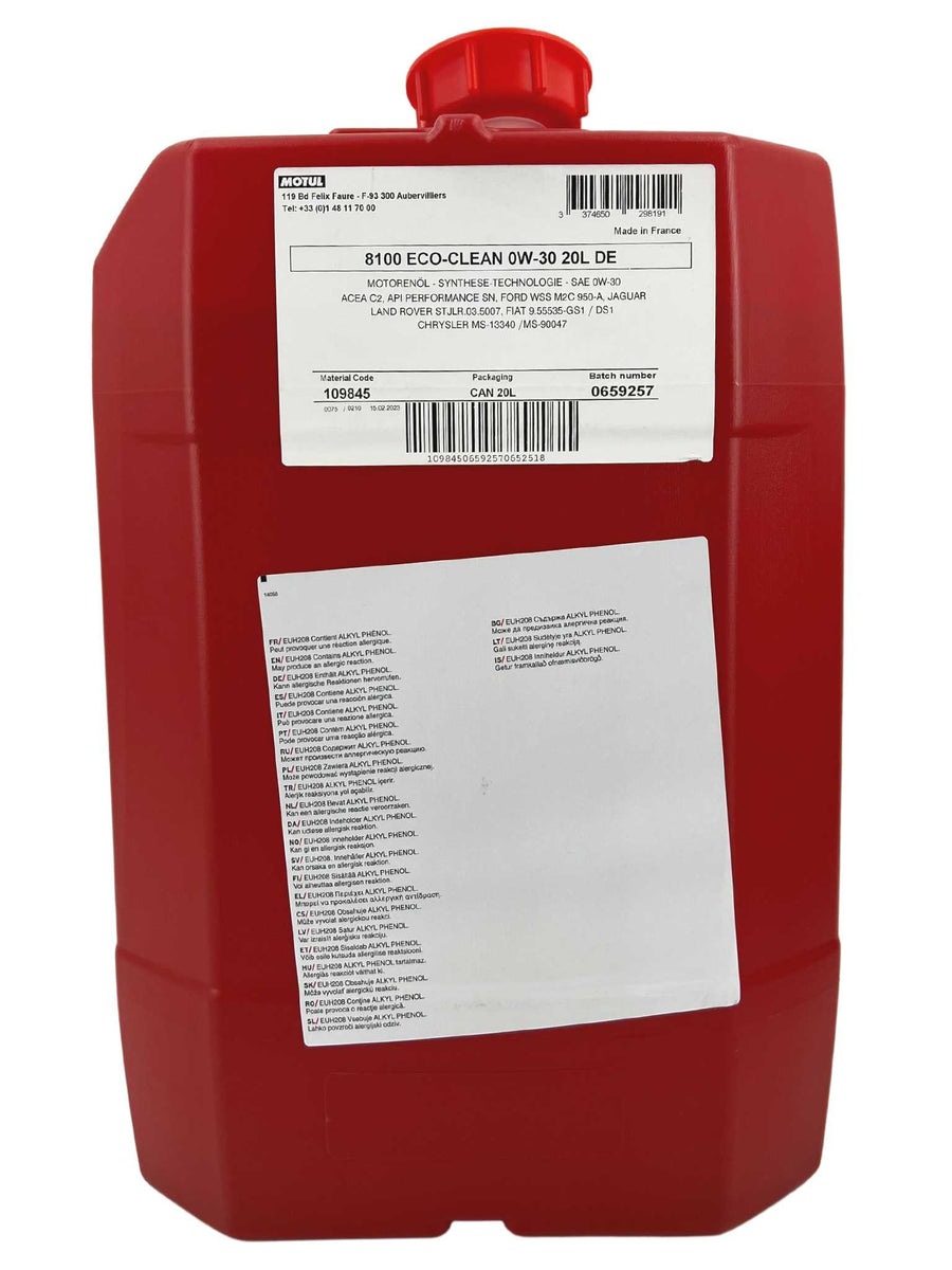 Motul 8100 ECO-Clean 0W30 - 20 Litri - Foto 6